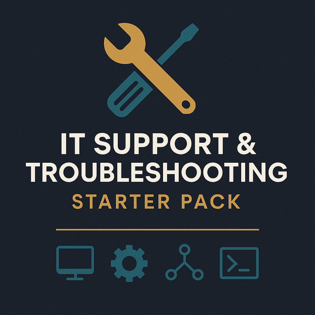IT Support & Troubleshooting Starter Pack