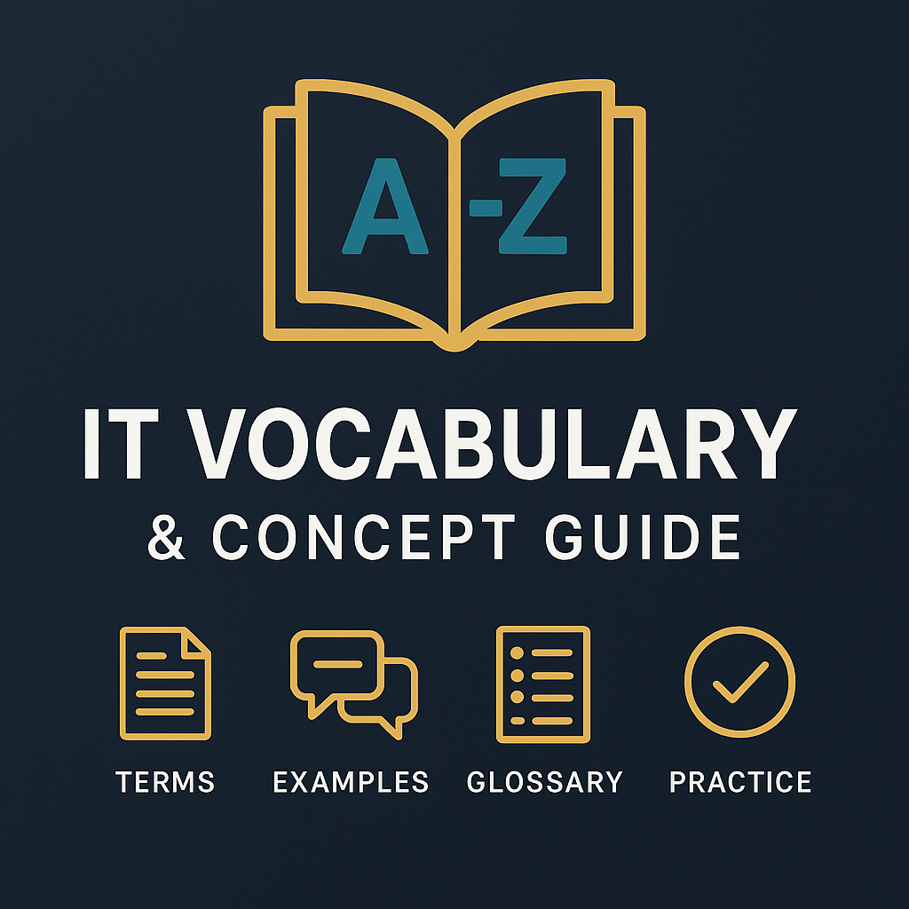 IT Vocabulary & Concept Guide